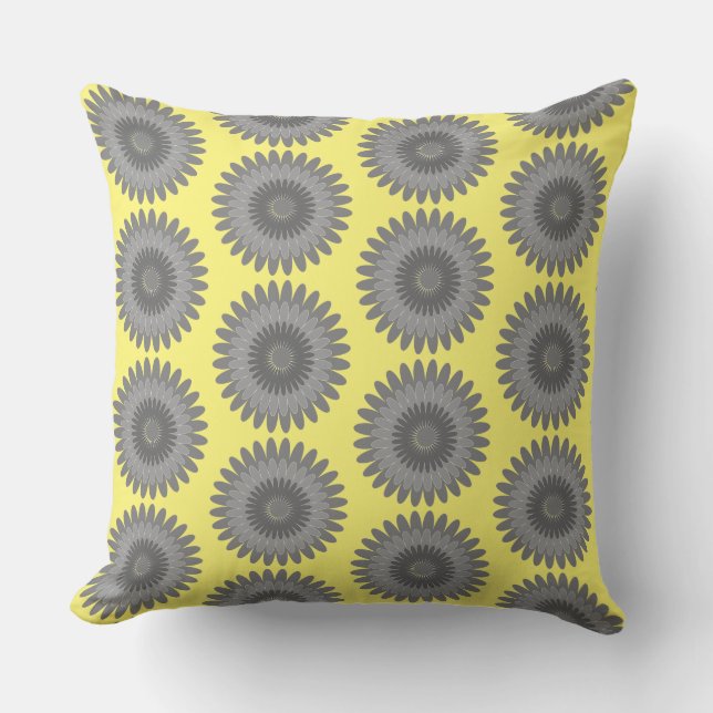 grau und gelb, kissen (Vorderseite)