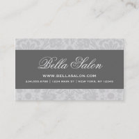 Grau und Kohle Elegante Vintag Damask