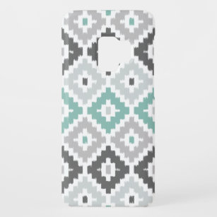 Grau und Minze Tribal Print Ikat Diamond Muster Case-Mate Samsung Galaxy S9 Hülle