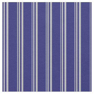 Grau und Mitternachtsblau farbige Muster Stoff