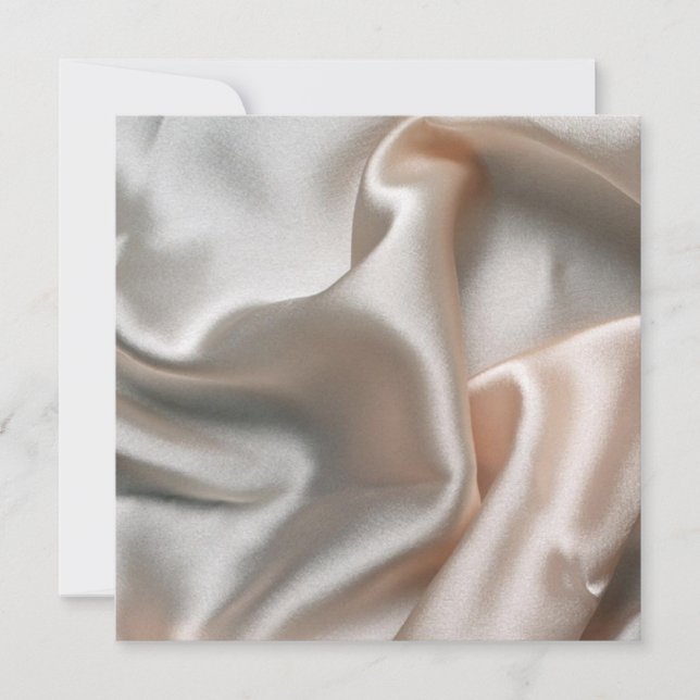 Grau und Rose Satin Lingerie Party Einladung (Vorderseite)