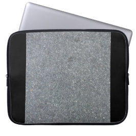 Grau und Schwarz Laptopschutzhülle