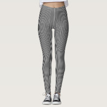 GRAU VERBLASSTE STREIFEN-LEGGINGS