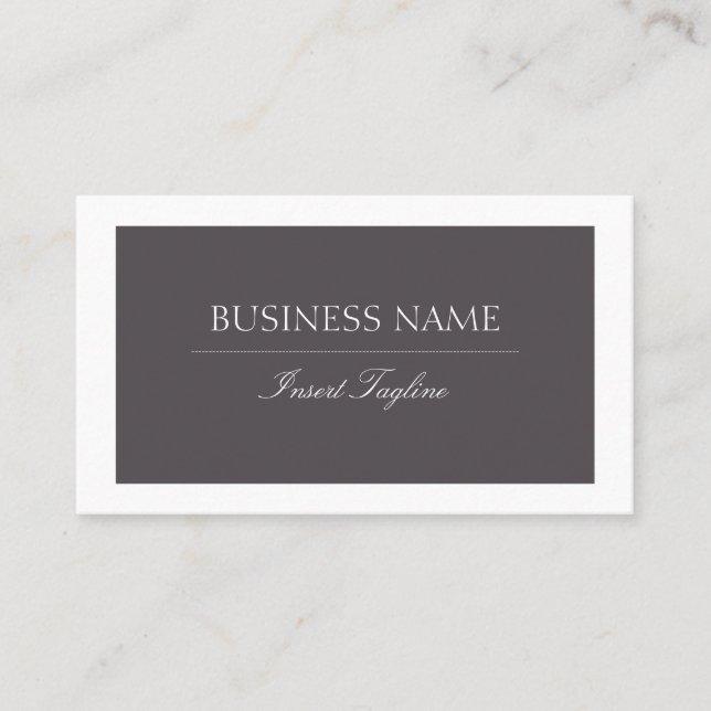 Grau Visitenkarte (Vorderseite)