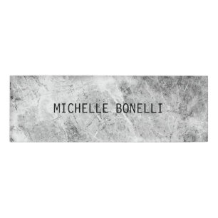 Grau-Wand-Design Hintergrund Schlichte Legible Mod Namenschild