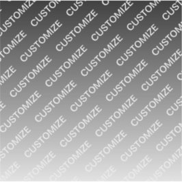 Grau (wechselbare Farbe) Ombre & Textmuster Aufkleber