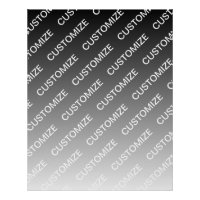 Grau (wechselbare Farbe) Ombre & Textmuster