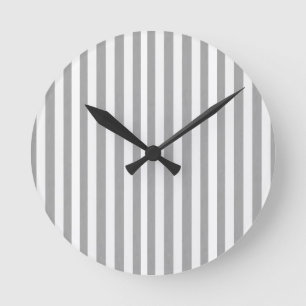 Grau & Weiß gestreifte Uhr