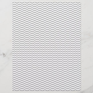 Grau Zickzack/Zig Zag Scrapbook Paper