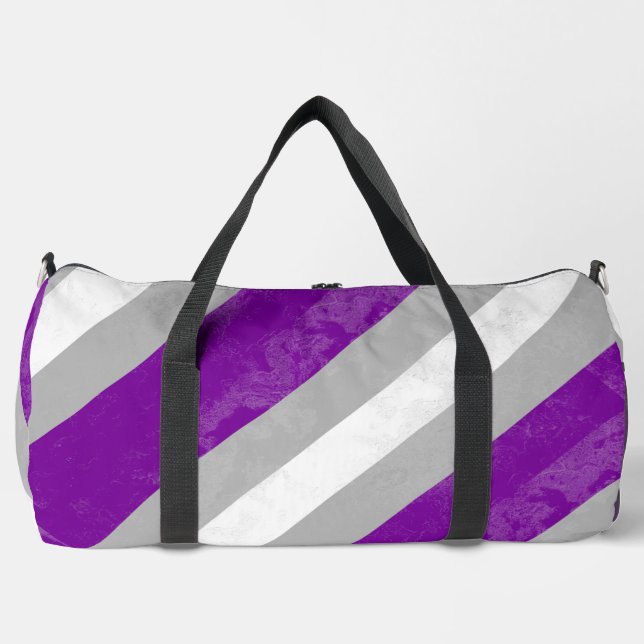 Grauasexuell Duffle Bag (Vorderseite)