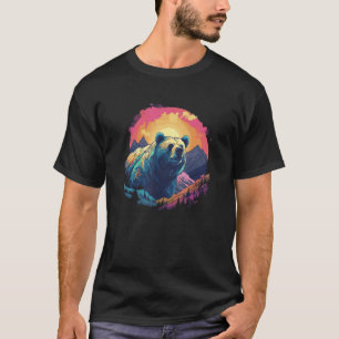 Graubär Outdoor Natur Alaska Jagd Wandern T-Shirt