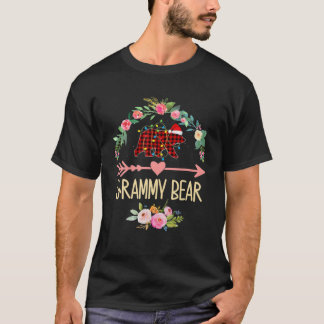 Graubär Xmas Familie Weihnachten Pajama Rot Karier T-Shirt