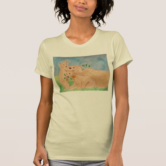 Graubärfamilient-shirt T-Shirt (Vorderseite)