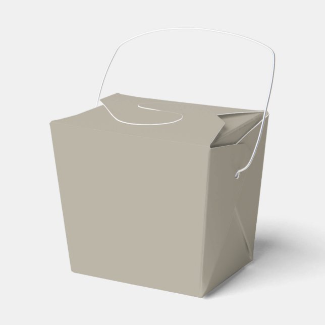 Graubeige Geschenkschachtel (Vorderseite)