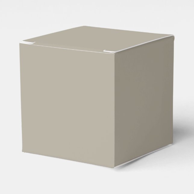 Graubeige Geschenkschachtel (Vorderseite)