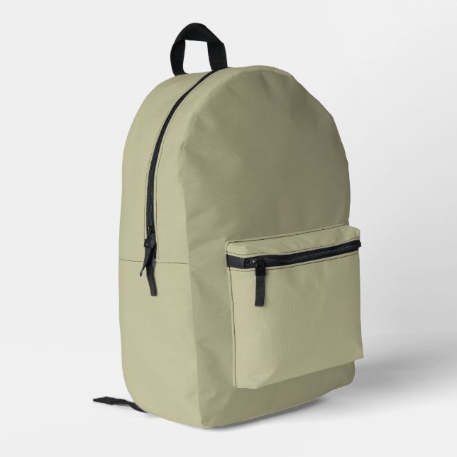 Graubeiger Rucksack (Rückseitige Ecke links)