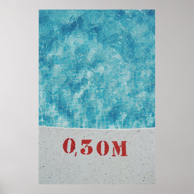 Graubetonbecken bei 0,30 m poster (Vorne)