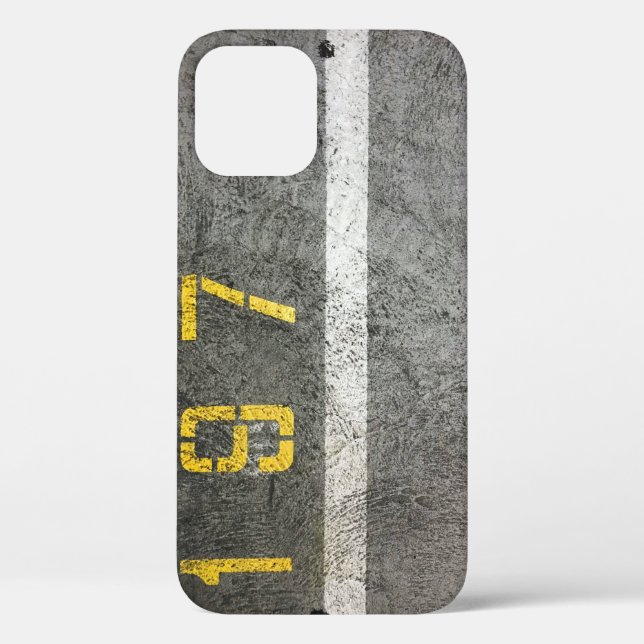 Graubetonboden mit 197 Druck Case-Mate iPhone Hülle (Rückseite)