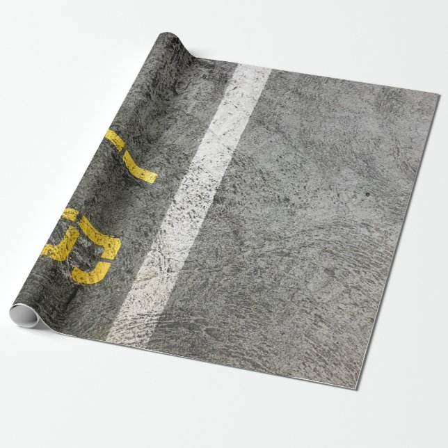 Graubetonboden mit 197 Druck Geschenkpapier (Ungerollt)