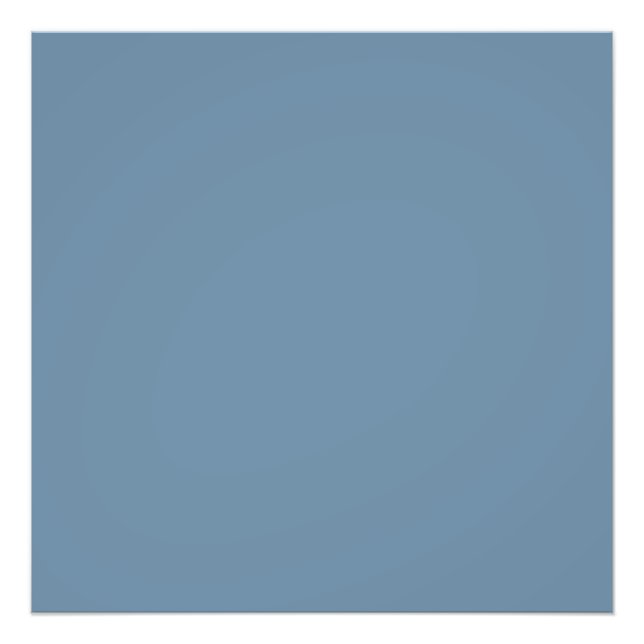 Graublau (Vollfarbe) Fotodruck (Vorne)