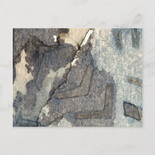 graublaue Hintergrundfarbe 2 Postkarte