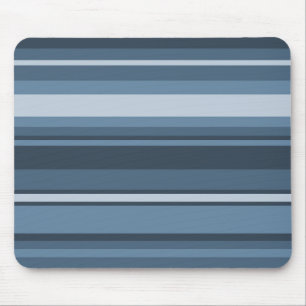 Graublaue Streifen Mousepad