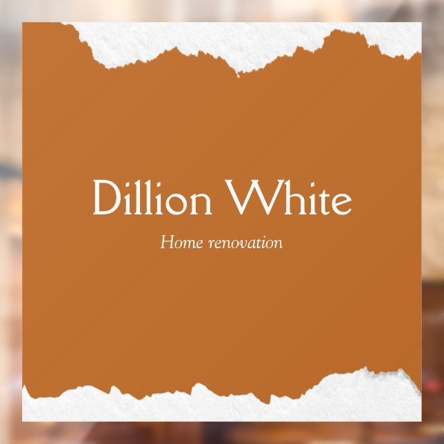 Graubrauer Textildruck Fensteraufkleber (Blatt 2)