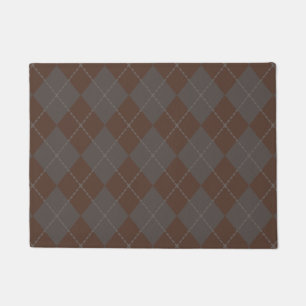 Graubraun Raute Doormat Rug Geschenk Fußmatte