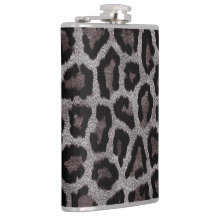 Graubraun, schwarzer Leopard