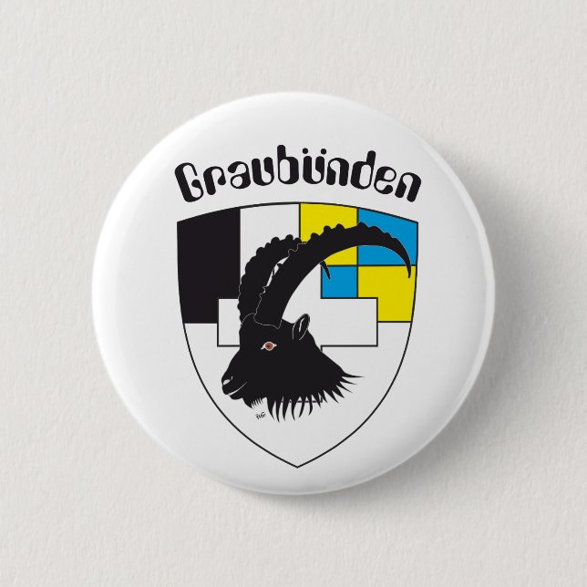 Graubuenden Button (Vorderseite)