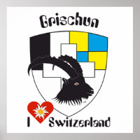 Graubünden Grigioni Grischun Poster