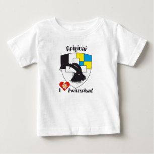 Graubünden Grigioni Grischun Schweiz Suisse Svizra Baby T-shirt