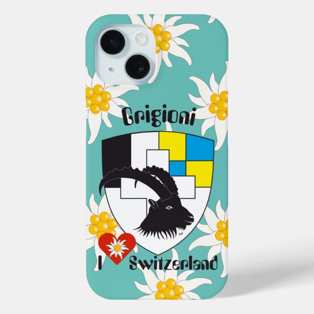 Graubünden Grischun Grigioni Appel iPhone Hüllen (Rückseite)