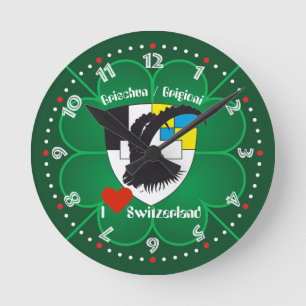 Graubünden Grischun Grigioni Schweiz Svizra Uhr