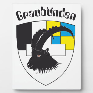 Graubünden Schweiz Fotoplatte