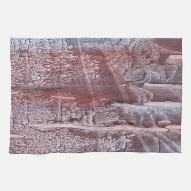 Grauburgund Geschirrtuch (Horizontal)