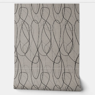 Graue Abstrakte Tapete Moderne Linien Design