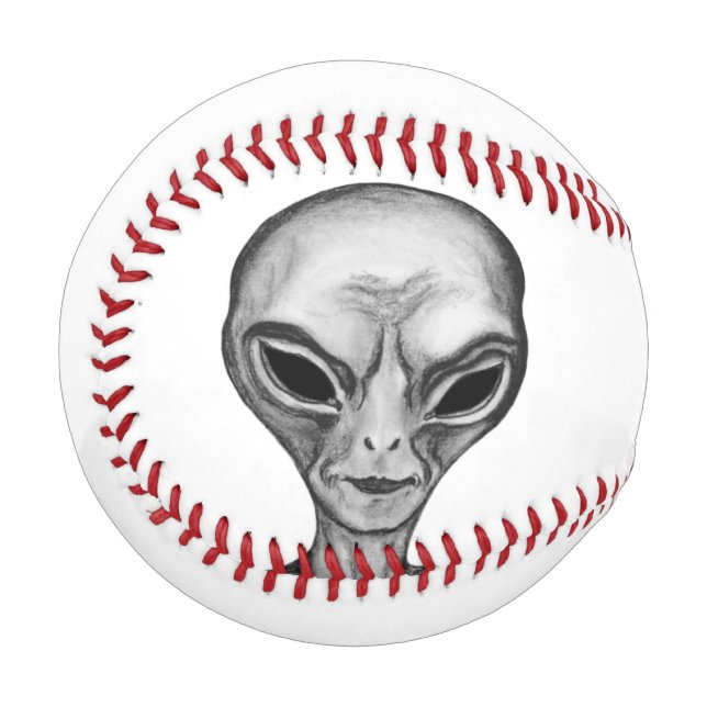 Graue Alien Baseball (Vorderseite Links)