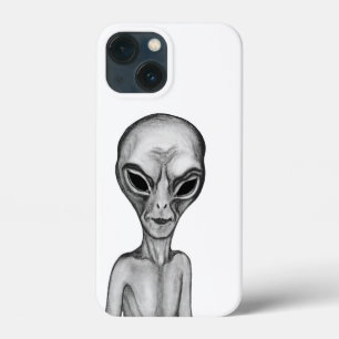 Graue Alien Case-Mate iPhone Hülle