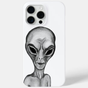 Graue Alien Case-Mate iPhone Hülle