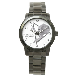 Graue Alien, die Wahrheit ist da draußen Armbanduhr
