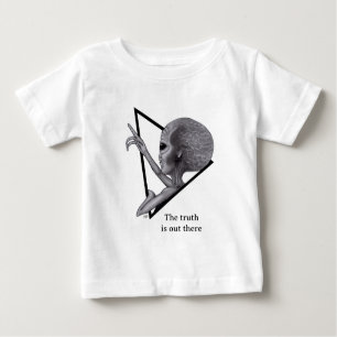 Graue Alien, die Wahrheit ist da draußen Baby T-shirt