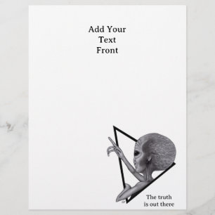 Graue Alien, die Wahrheit ist da draußen Flyer