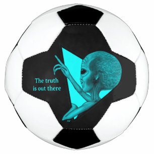 Graue Alien, die Wahrheit ist da draußen Fußball