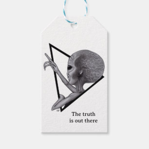 Graue Alien, die Wahrheit ist da draußen Geschenkanhänger