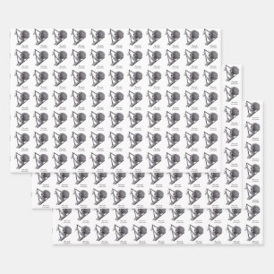 Graue Alien, die Wahrheit ist da draußen Geschenkpapier Set