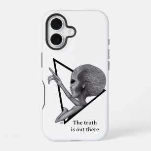 Graue Alien, die Wahrheit ist da draußen iPhone 16 Hülle