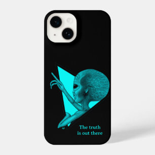 Graue Alien, die Wahrheit ist da draußen iPhone 14 Hülle