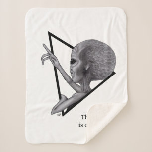 Graue Alien, die Wahrheit ist da draußen Sherpadecke