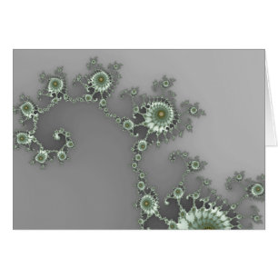 Graue Alien - Fraktal-Karte